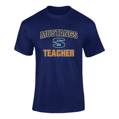 Sachse Mustangs Teacher Men's Premium SS T-Shirt