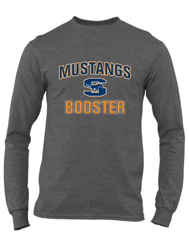 Sachse Mustangs Booster Men's LS T-Shirt