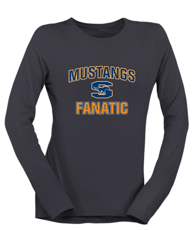 Sachse Mustangs Fanatic Women's LS T-Shirt