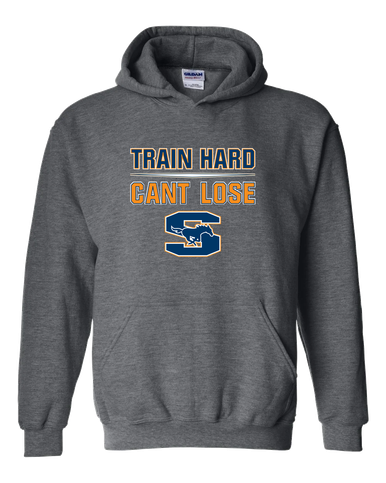 Sachse Mustangs Train Hard, Can't Lose Men's Hoodie