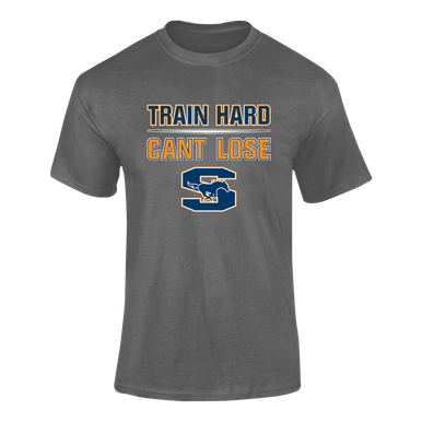 Sachse Mustangs Train Hard, Can't Lose Men's SS T-Shirt