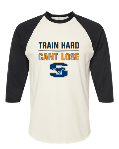 Sachse Mustangs Train Hard, Can't Lose Men's Baseball T-Shirt