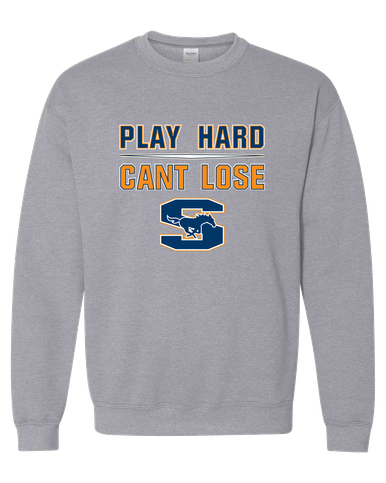 Sachse Mustangs Play Hard, Can't Lose Men's Sweatshirt