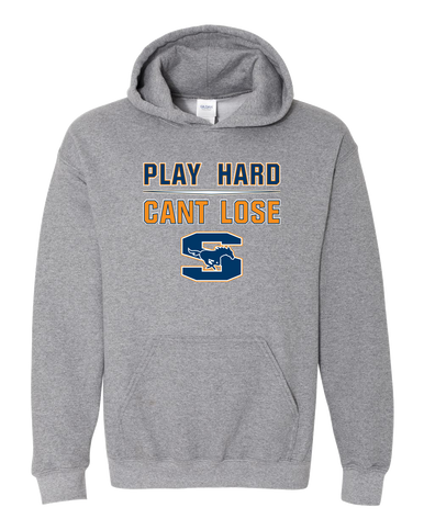 Sachse Mustangs Play Hard, Can't Lose Men's Hoodie