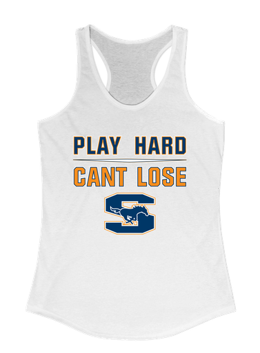 Sachse Mustangs Play Hard, Can't Lose Women's Tank Top