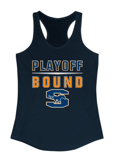 Sachse Mustangs Playoff Bound Women's Tank Top