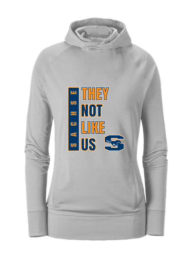 Sachse Mustangs They Not Like Us #1 Women's Hoodie