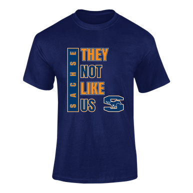 Sachse Mustangs They Not Like Us #1 Men's Premium SS T-Shirt