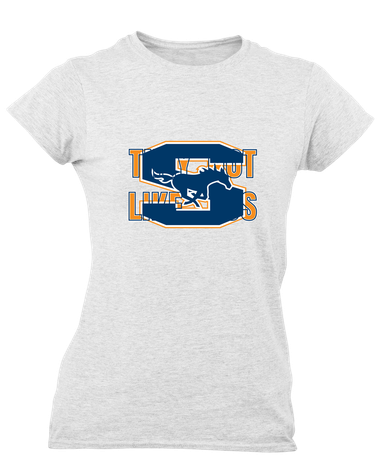Sachse Mustangs They Not Like Us #2 Women's SS T-Shirt
