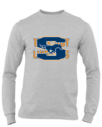 Sachse Mustangs They Not Like Us #2 Men's LS T-Shirt