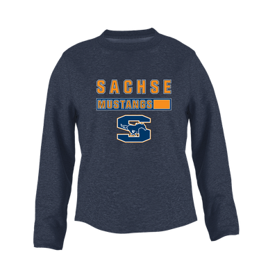Sachse Mustangs Mascot #7 Women's Sweatshirt