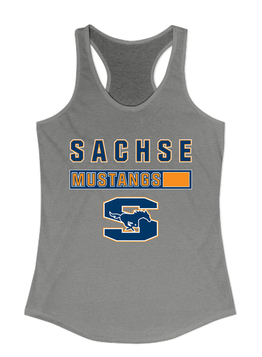 Sachse Mustangs Mascot #7 Women's Tank Top