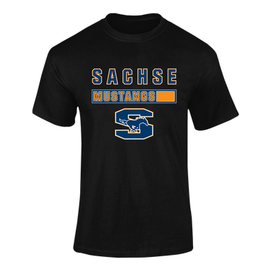 Sachse Mustangs Mascot #7 Men's Premium SS T-Shirt
