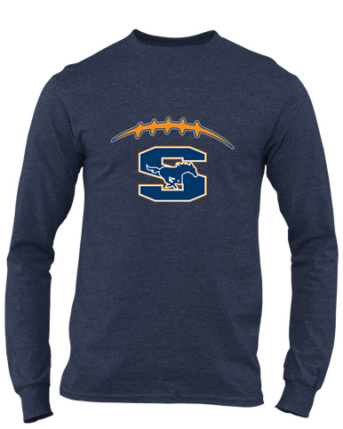 Sachse Mustangs Football #2 Men's LS T-Shirt