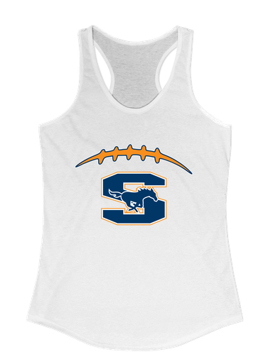 Sachse Mustangs Football #2 Women's Tank Top