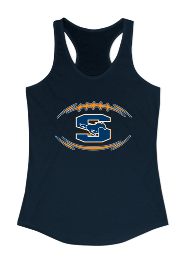 Sachse Mustangs Football #3 Women's Tank Top