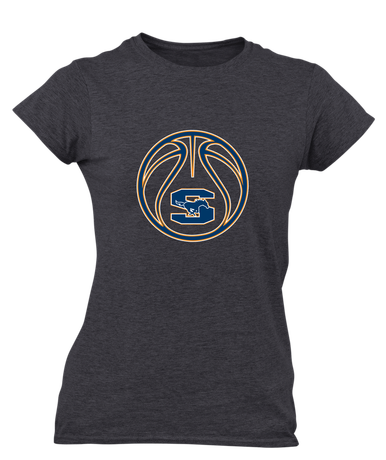 Sachse Mustangs Basketball #2 Women's SS T-Shirt