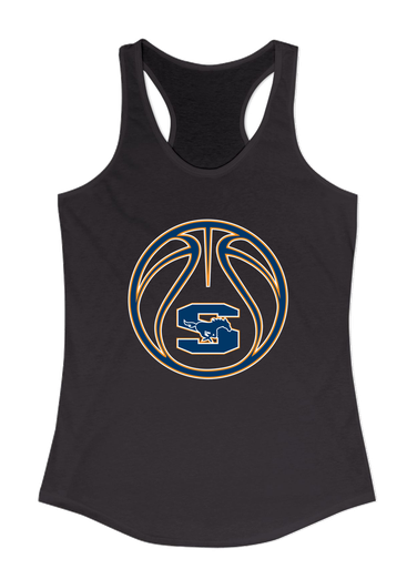 Sachse Mustangs Basketball #2 Women's Tank Top