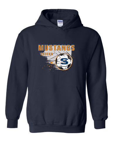 Sachse Mustangs Soccer #2 Men's Hoodie
