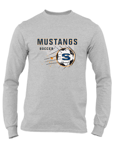 Sachse Mustangs Soccer #2 Men's Premium LS T-Shirt