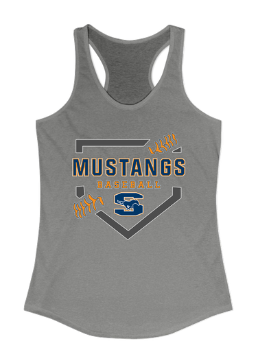 Sachse Mustangs Baseball #2 Women's Tank Top