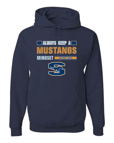 Sachse Mustangs Mindset Men's Premium Hoodie