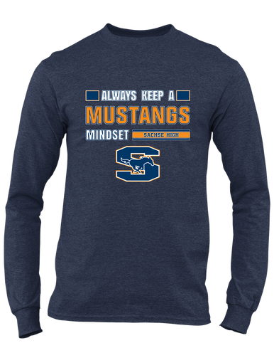 Sachse Mustangs Mindset Men's Premium LS T-Shirt