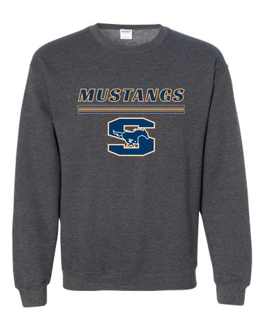 Sachse Mustangs Mascot #8 Men's Sweatshirt