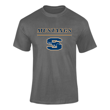 Sachse Mustangs Mascot #8 Men's SS T-Shirt