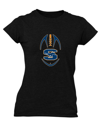 Sachse Mustangs Football #4 Women's Premium SS T-Shirt