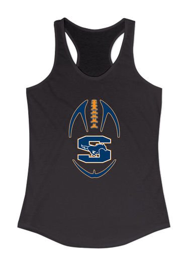 Sachse Mustangs Football #4 Women's Tank Top
