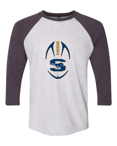 Sachse Mustangs Football #4 Men's Baseball T-Shirt