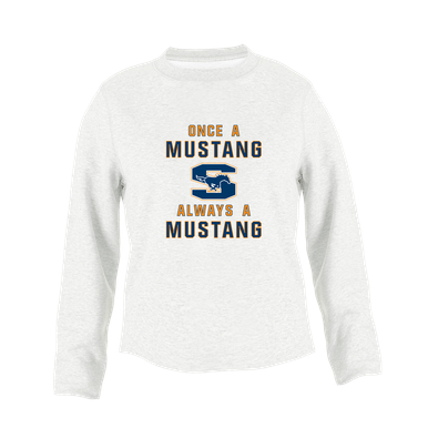 Sachse Mustangs Once A Women's Sweatshirt