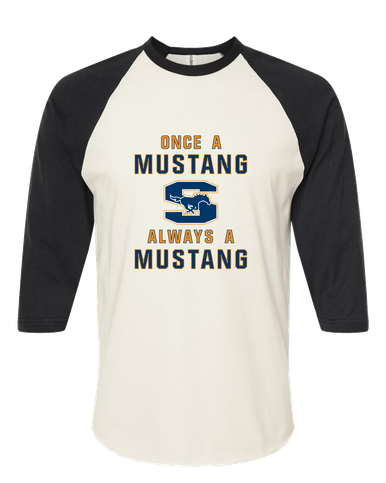 Sachse Mustangs Once A Women's Baseball T-Shirt