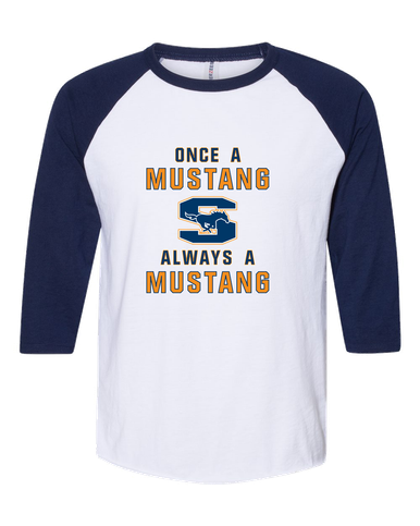 Sachse Mustangs Once A Men's Baseball T-Shirt