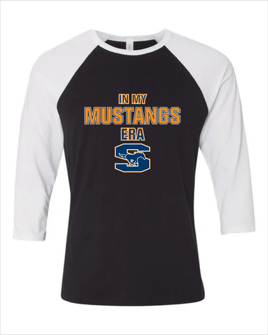 Sachse Mustangs Era #1 Men's Baseball T-Shirt