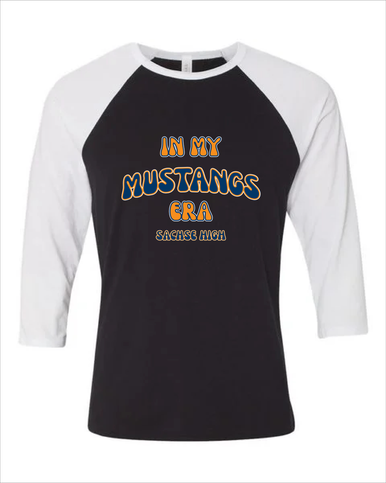 Sachse Mustangs Era #2 Women's Baseball T-Shirt