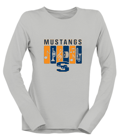 Sachse Mustangs Band # 2 Women's Premium LS T-Shirt