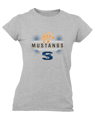 Sachse Mustangs Band # 3 Women's Premium SS T-Shirt