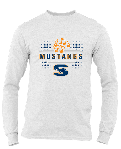 Sachse Mustangs Band # 3 Men's LS T-Shirt
