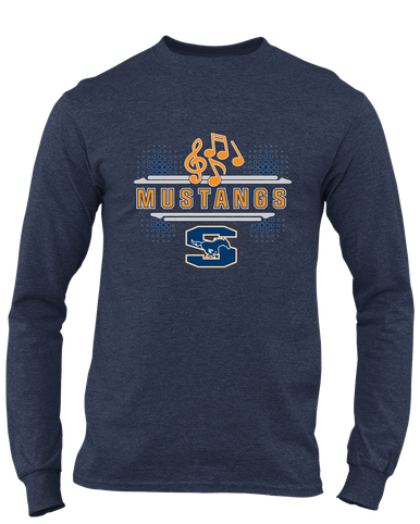 Sachse Mustangs Band # 3 Men's Premium LS T-Shirt