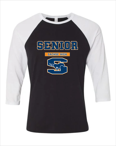 Sachse Mustangs Senior #2 Men's Baseball T-Shirt