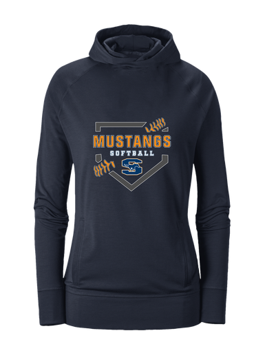 Sachse Mustangs Softball #2 Women's Hoodie