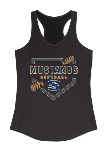 Sachse Mustangs Softball #2 Women's Tank Top