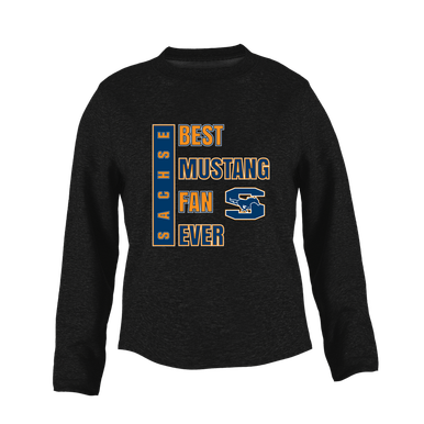 Sachse Mustangs Best Mustang Fan Women's Sweatshirt