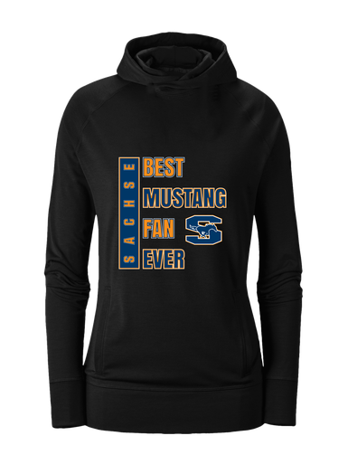 Sachse Mustangs Best Mustang Fan Women's Hoodie
