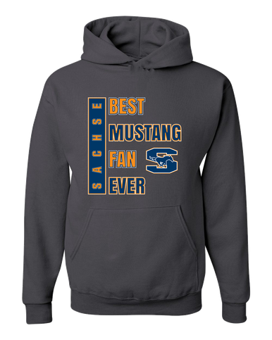 Sachse Mustangs Best Mustang Fan Men's Premium Hoodie