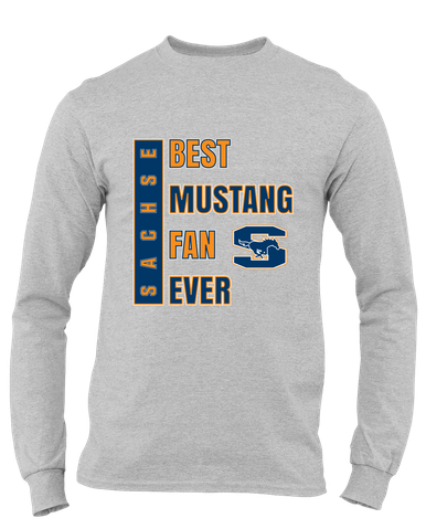 Sachse Mustangs Best Mustang Fan Men's Premium LS T-Shirt
