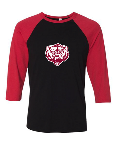 Granite Hills Grizzlies Mascot #1 Women's Baseball T-Shirt