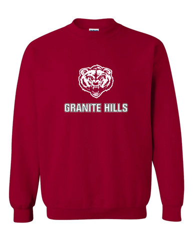 Granite Hills Grizzlies Mascot #2 Men's Sweatshirt